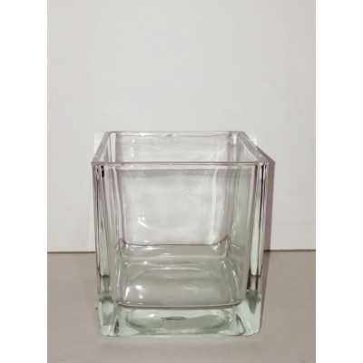 Vaso Quadrato in Vetro - Vasi e decorazioni Vaso Quadrato in Vetro - Vasi e decorazioni